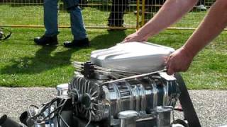 John Wiebe Top Fuel Violin Car at the 2010 Tradex BC Classic Custom Car Show [upl. by Urbanna]