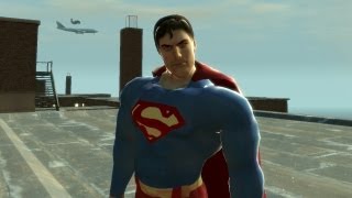 Superman  Flying Mod for Grand Theft Auto IV  GTA IV Mods [upl. by Enelrihs]