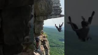 Rock climber falls Follow for more rockclimbing [upl. by Aelahc]