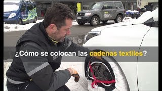 Cómo poner las cadenas de nieve textiles fácil y rápido [upl. by Aidualc]