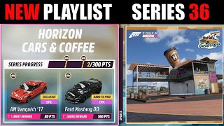 Festival Playlist Series 36 Horizon Cars amp Coffee in Forza Horizon 5  Ford Mustang DD UPDATE 36 [upl. by Eeliab]