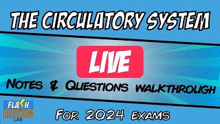 GCSE Biology The Heart amp Circulatory System  Print and Practice  Live Session Replay [upl. by Ydisac490]