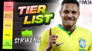 We Ranked The BEST Wonderkid Strikers In FM24  Football Manager 2024 Wonderkids [upl. by Malone]