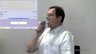 NDD EasyonPC Spirometer  SVC Slow vital capacity test [upl. by Elita594]