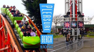 Blackpool Pleasure Beach VLOG  April 2023 [upl. by Weissmann840]