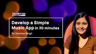 StepbyStep Guide Building a Simple Music App in 30 Minutes [upl. by Ekyt]