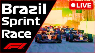 🔴F1 LIVE  Brazil GP SPRINT RACE  Commentary  Live Timing [upl. by Ahsemed761]