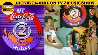 1990  The CocaCola TV2 Music weekend intro plus Jackie Clarke [upl. by Dat793]