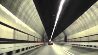 Driving Through The Kingsway Tunnel From Liverpool To Wallasey England 26th August 2013 [upl. by Besse]