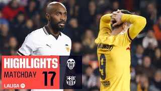 Resumen de Valencia CF vs FC Barcelona 11 [upl. by Koral862]