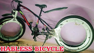 Making Hubless fat bike  Home made  back wheel complete  part 12  the yk 2626 [upl. by Oderf]