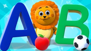 ABC Phonics  A for Apple🍎 B for Ball 🏀  Educational Nursery Rhymes and More  All Babies Channel [upl. by Kilmarx]