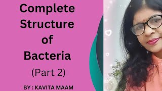 STRUCTURE OF BACTERIA FOR ALL EXAMNEET TGTPGTLTDSSBKVSNVS [upl. by Ailisab]