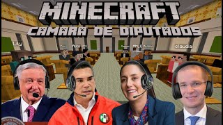 Politicos Discuten Reforma Judicial En Minecraft [upl. by Sidnarb]