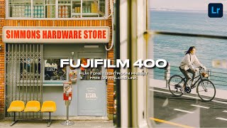 Fujifilm 400 Lightroom Preset  Free Lightroom Film Presets Free DNG [upl. by End]