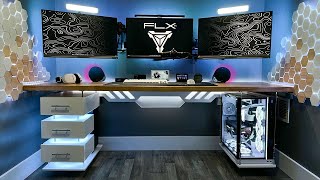 My 2022 Gaming Setup  Room Tour  Ultimate Small Room Gaming  Stream Setup [upl. by Wight]