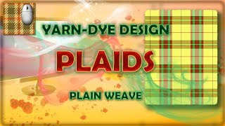 Chapter 5 HOW TO DO PLAIDS IN PHOTOSHOP Part I PLAIN WEAVE [upl. by Parette]