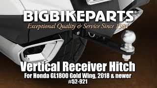 Vertical Trailer Hitch for Honda GL1800 Gold Wing 2018 [upl. by Russel]