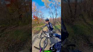 Première fois à La Tuque et pas la dernière mtb automn falls mountainbike mountainbiking [upl. by Eceinehs554]