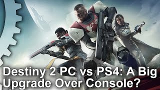 Destiny 2 PC vs PS4 Graphics Comparison  A Big Upgrade Over Console [upl. by Gabriellia]