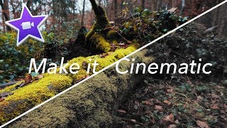 CINEMATIC FILM LOOK IN 4MIN WITH IMOVIE [upl. by Ayila]