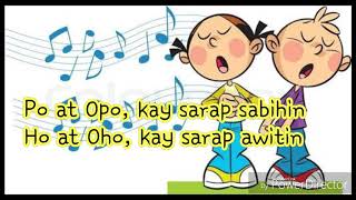 7 Po at Opo w lyrics Childrens Choir PAMBATANG PAPURI [upl. by Liarret180]