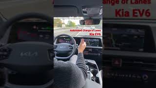 Kia EV6 Highway Driving Assist  Automated Change of Lanes [upl. by Lunsford]