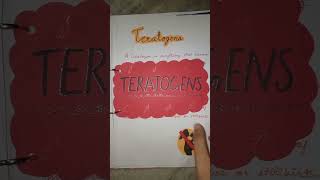 class 12 biology project effect of teratogens on embryo development 😍😍 [upl. by Akemrehs]