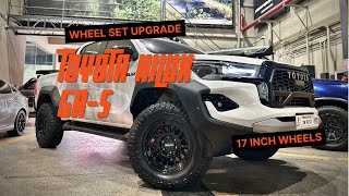 2024 HILUX GRS  17 inch  Wheel set upgrade [upl. by Anya]