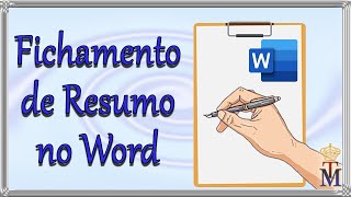 📍​Fichamento de Resumo no Word Descomplicado e Eficaz [upl. by Niraj]