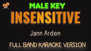 INSENSITIVE  Jann Arden MALE KEY HQ KARAOKE VERSION [upl. by Einej]