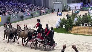 CHI  60e Concours Hippique International de Genève avec Jérôme Voutaz [upl. by Addam]