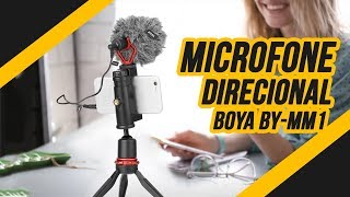 Microfone Direcional BOYA Profissional  BYMM1 [upl. by Annahtur]