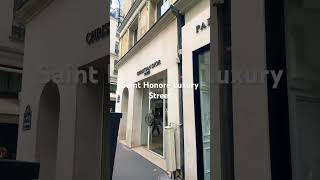 ParisLuxury Shopping Rue Saint Honore [upl. by Alleciram]