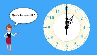 【FLE A1】 Quelle heure estil  What time is it [upl. by Soph477]