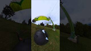 Speedwing Tailwind Launch😬 paragliding parapente gleitschirm speedflying speedwing insta360 [upl. by Ettennaj]