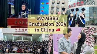 My MBBS Graduation 2024 in China 🇨🇳 mbbsinchina [upl. by Norvun]