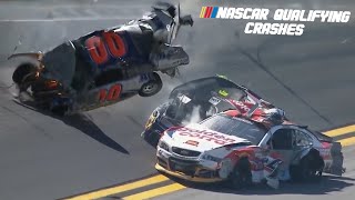 NASCAR Qualifying Crashes 1 [upl. by Kciv]