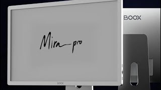 Onyx Boox unveils new Mira Pro 253inch EInk monitor with builtin front light [upl. by Clary]