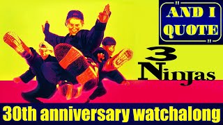 3 Ninjas 1992 30th Anniversary Watchalong [upl. by Ushijima244]