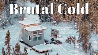 Winter Hits the Cabin Brutal Cold [upl. by Nnagrom]