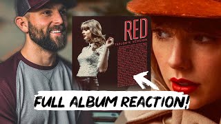 Listening to quotRedquot Taylors Version FOR THE FIRST TIME Full Album REACTION [upl. by Ermentrude]