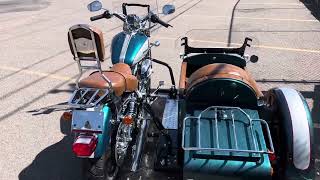 2004 HD Sportster XL1200C w side car H33981 [upl. by Kimball]