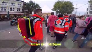 DRK  Sanitätsdienst bei der Veranstaltung quot Umsonst und Draußen quot  Gladbeck [upl. by Leva]