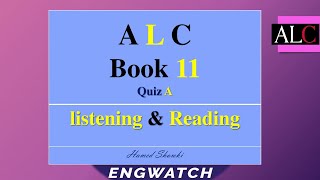 ALC BOOK 11 Quiz A Listening amp Reading  with answer key in the description box [upl. by Teillo]