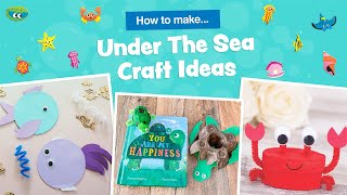 How to make Under The Sea Craft Ideas  Baker Ross [upl. by Inaliak]