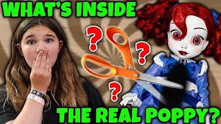 Cutting Open Creepy Doll Whats Inside Poppy Playtime [upl. by Akimrej]