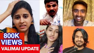 Celebrities Reaction For Valimai Update  Funny Troll  Part 1  GpMuthu  Ashwin  Rithvika  Modi [upl. by Tali]