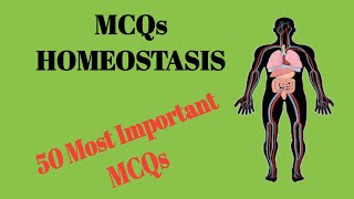 Homeostasis MCQs  Biology MCQs [upl. by Naam]