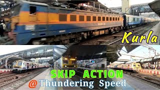 Fast Local Skipping Kurla Station  डेक्कन क्वीन  Fast Train Alert Announcement [upl. by Carol-Jean400]